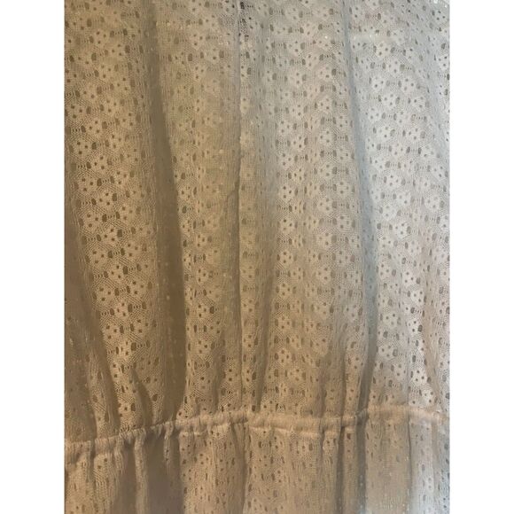 Catalina Tropicalcore Beach White Open Weave Drawstring Swimsuit Cover Up 2X - Picture 4 of 4